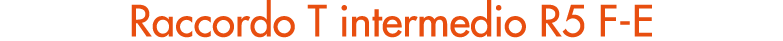 Raccordo T intermedio R5 F E