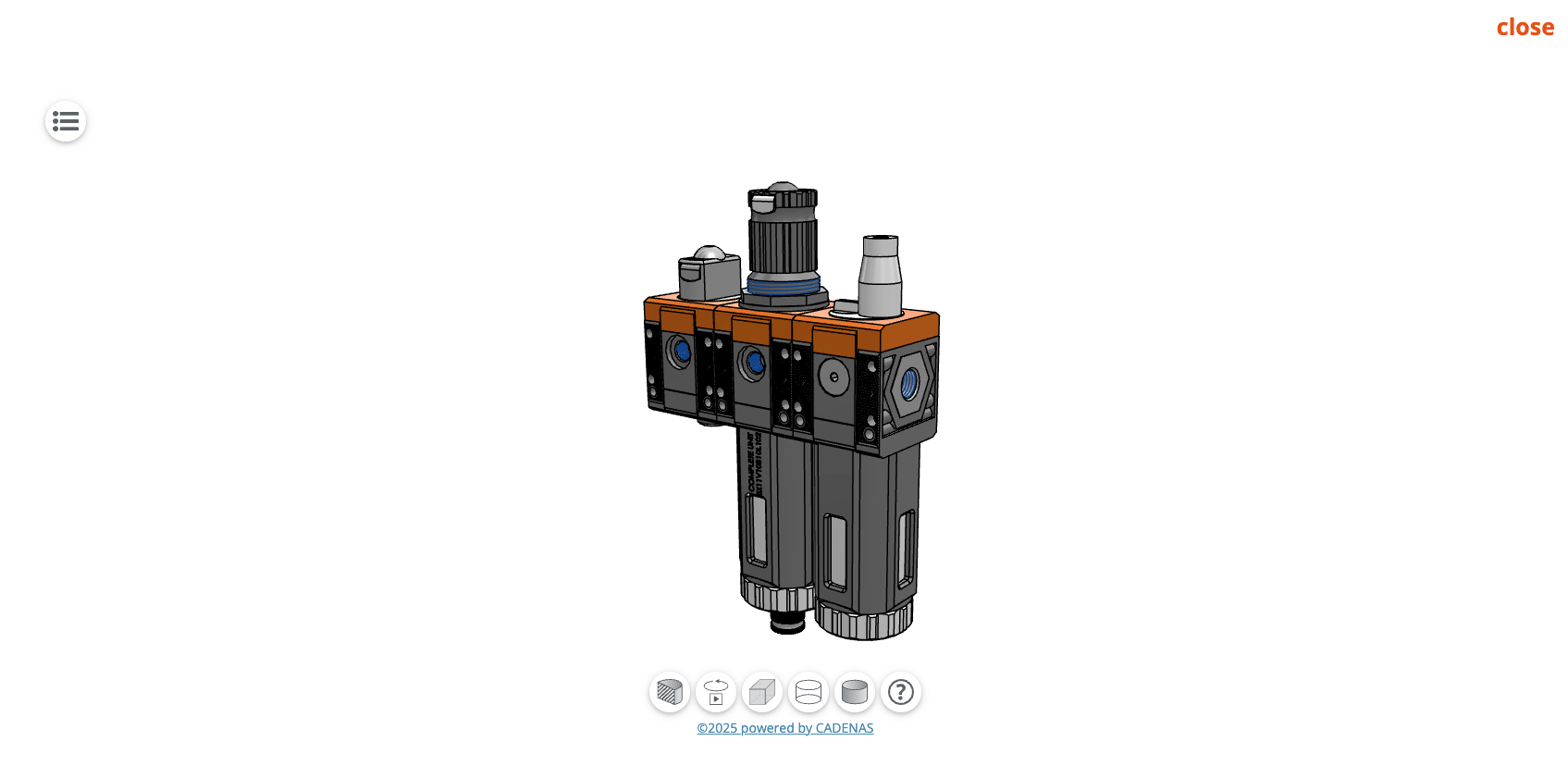 3d prodotto configurato con configuratore Syntesi